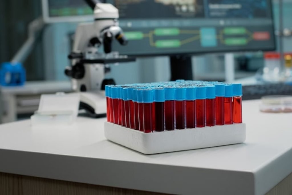 close-up-vacutainers-with-blood-red-liquid-laboratory_482257-19306